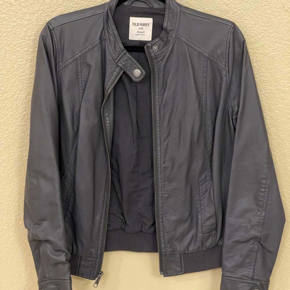 Old Navy Leatherette Motorcycle Jacket